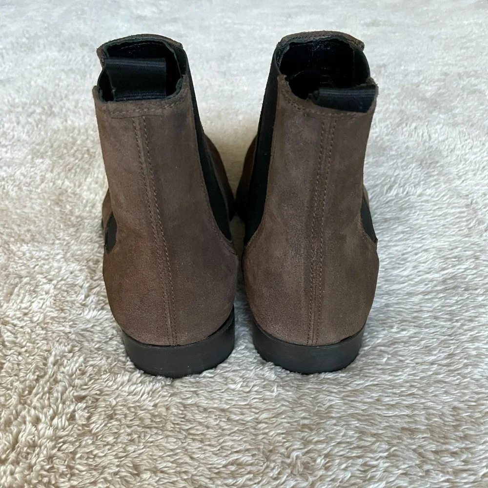 Zara Chelsea Suede Brown Boots For Men Size 41
